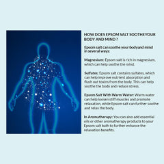 Bio Organic Original Epsom Salt for Hair & Skin - 100% Natural & Pure (250gm)