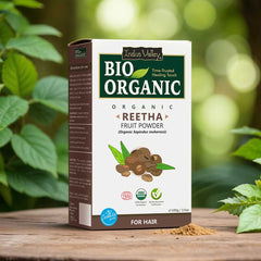 Bio Organic Reetha Fruit Powder for Hair - 100% Natural & Pure