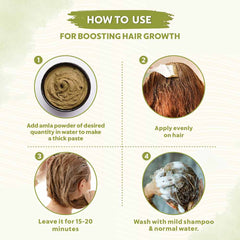 Bio Organic Amla Fruit Powder for Hair Growth and Skin