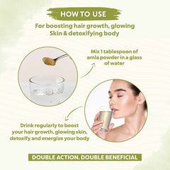 Bio Organic Amla Fruit Powder for Hair Growth and Skin