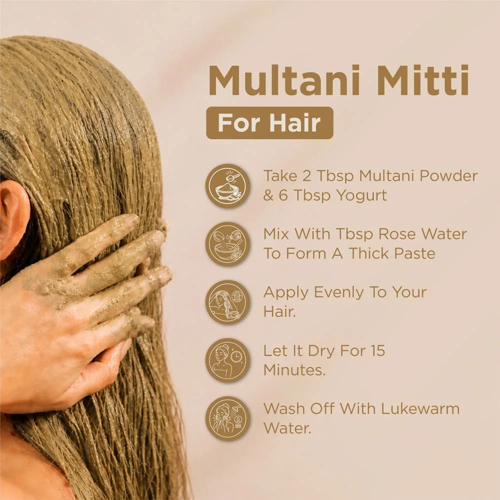 Multani Mitti Powder for Hair Benefits