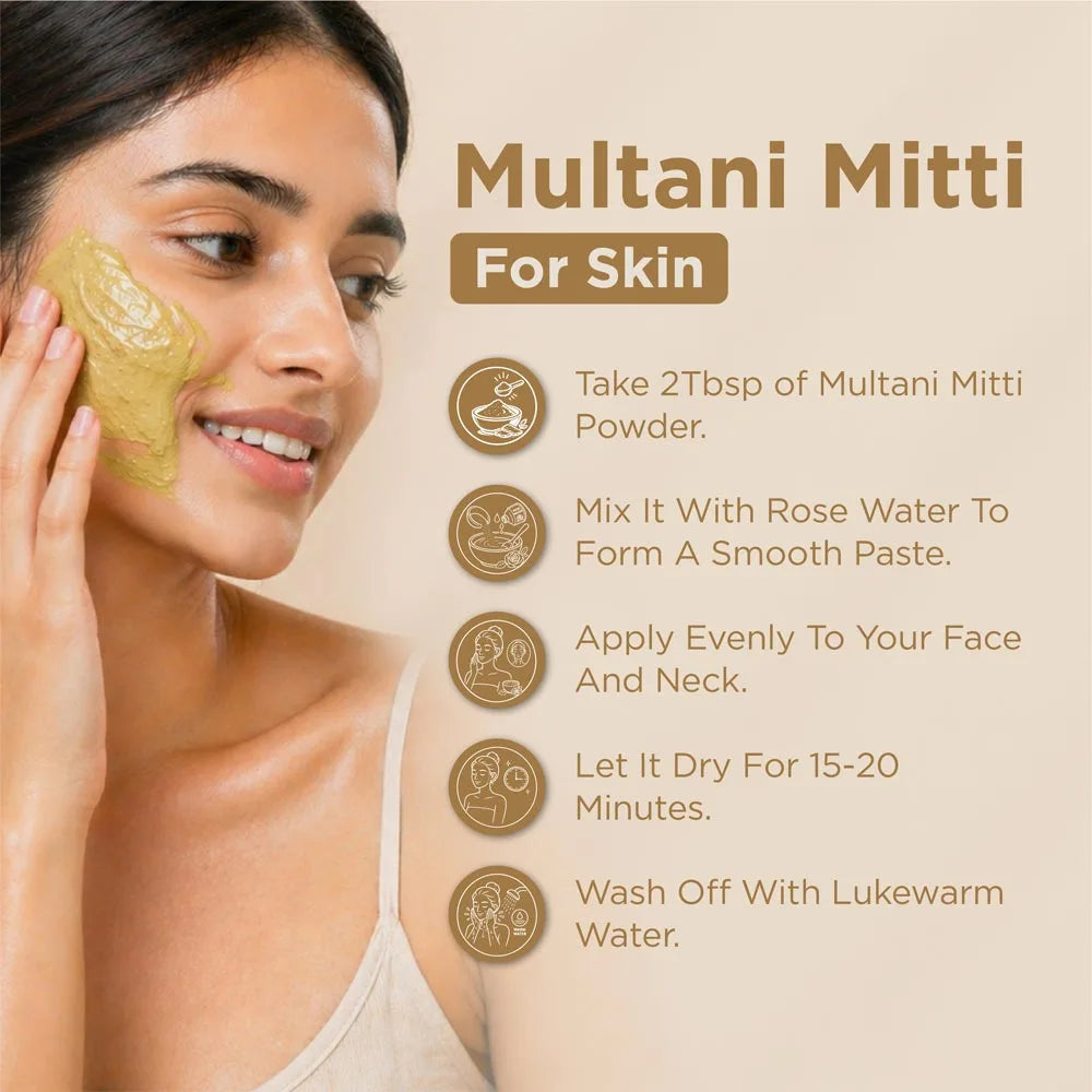 Multani Mitti Powder for skin whitening