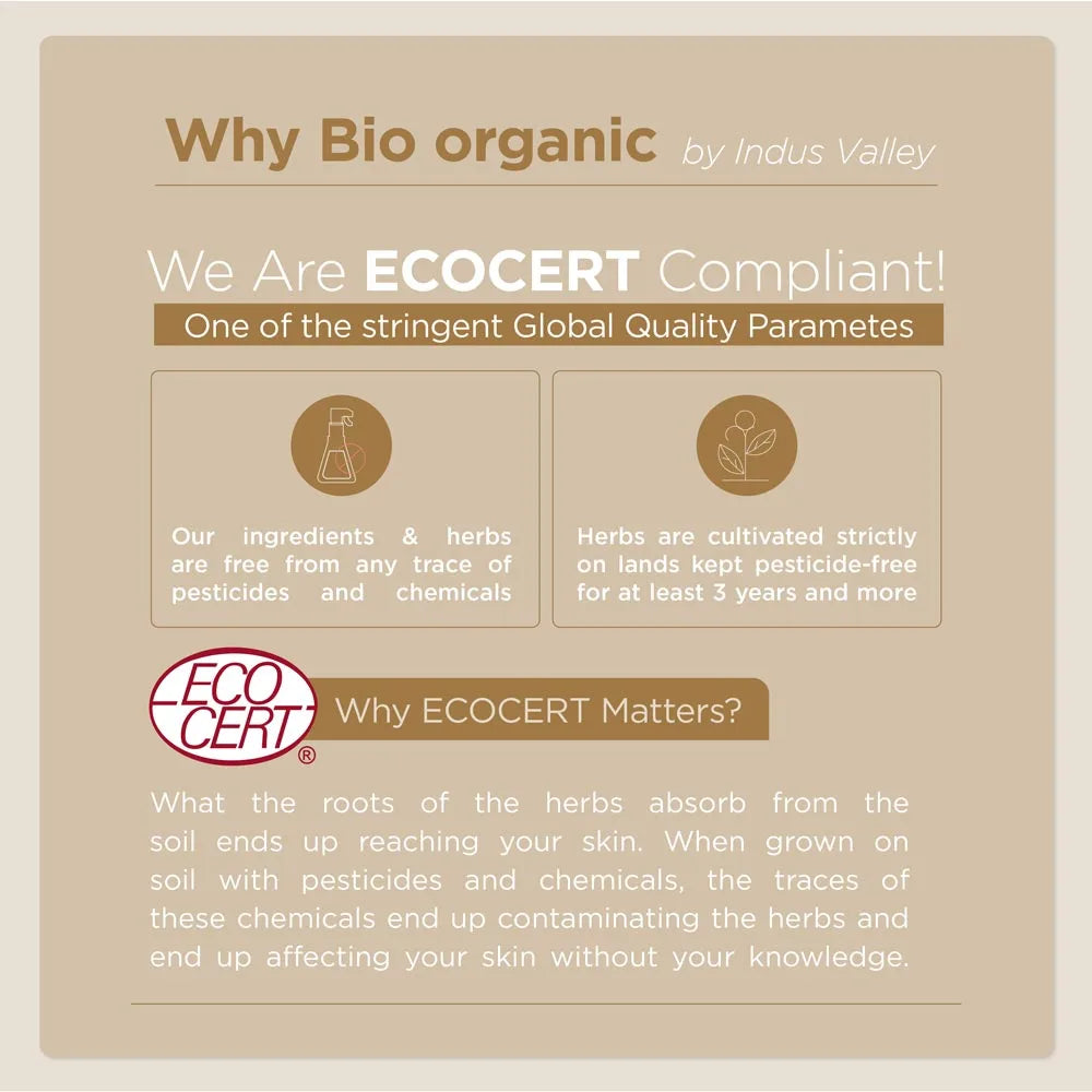 Multani Mitti Certifications - ECOCERT Certified