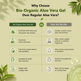 why choose bio organic aloe vera gel over regular aloe vera?