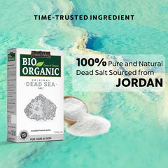 Bio Organic Original Dead Sea Salt for Hair & Skin - 100% Natural & Pure (250gm)