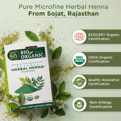 Pure Herbal Henna Powder for Hair, Sojat Rajasthan