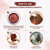 Organic & Pure Hibiscus Flower Powder for Hair Strengthening & Growth
