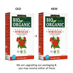 Bio Organic Hibiscus Flower Powder for Hair & Skin - 100% Natural & Pure
