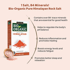 Bio Organic Original Himalayan Salt for Hair & Skin - 100% Natural & Pure (250gm)