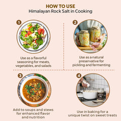 Bio Organic Original Himalayan Salt for Hair & Skin - 100% Natural & Pure (250gm)