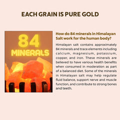 Bio Organic Original Himalayan Salt for Hair & Skin - 100% Natural & Pure (250gm)