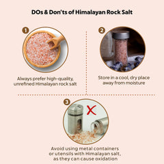 Bio Organic Original Himalayan Salt for Hair & Skin - 100% Natural & Pure (250gm)