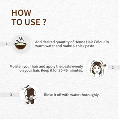 Bio Organic Medium Brown Henna Hair Colour – 100% Natural, Chemical-Free for Vibrant Colour (100gm)