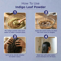How to use indigo powder