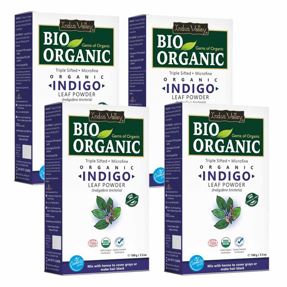 Indigo Leaf Powder Pack of 4