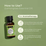 Pure & Organic Lemongrass Essential Oil