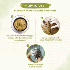 Bio Organic Multani Mitti Powder - Pack of 4 (800gm)