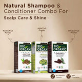 Natural Shampoo & Conditioner Combo for Scalp Care & Shine (Amla Powder, Reetha Powder, Shikakai Powder for Hair Growth)