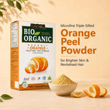 Microfine triple sifted orange peel powder for brighter skin