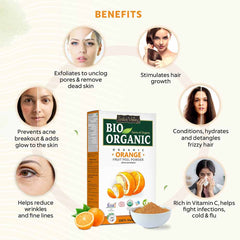 Bio Organic Multani Mitti Powder, Sandalwood Face Pack Powder, Mulethi Powder & Orange Fruit Peel Powder for Glowing Skin Combo - 100% Natural & Pure