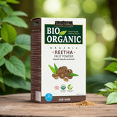 Bio Organic Reetha Fruit Powder for Shiny, Silky & Healthy Hair (30gm) - 100% Natural & Pure