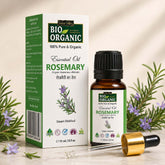 Pure & Organic Rosemary Essential Oil – 100% Natural for Hair Growth & Scalp Health (15ml)