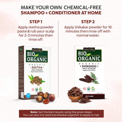 Bio Organic Shikakai Fruit Powder for Hair Wash - 100% Natural & Pure