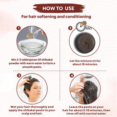 Bio Organic Shikakai Fruit Powder for Hair Wash - 100% Natural & Pure