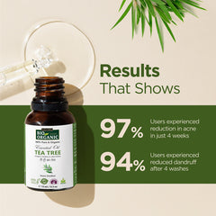 Pure & Organic Tea Tree Essential Oil - 15ml