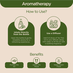 Pure & Organic Tea Tree Essential Oil - 15ml