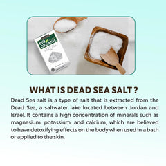 Bio Organic Original Dead Sea Salt for Hair & Skin - 100% Natural & Pure (250gm)
