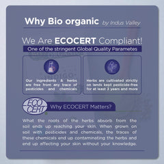 Why Bio Organic - ECOCERT Certified