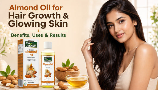 Almond Oil for Hair Growth & Glowing Skin: Benefits, Uses & Results