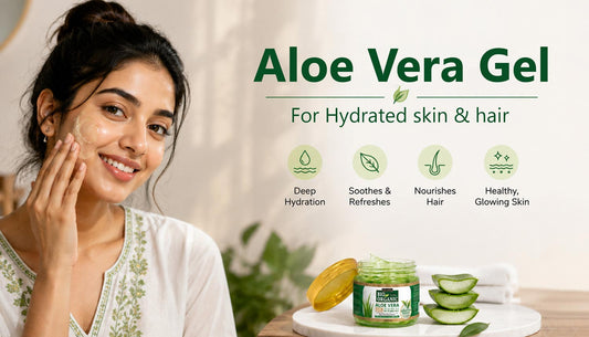 Aloe Vera Gel for Hydrated Skin & Hair
