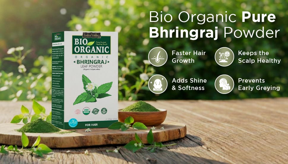 Bhringraj Powder: Benefits for Hair Growth, Shine & Strength — A Complete Guide