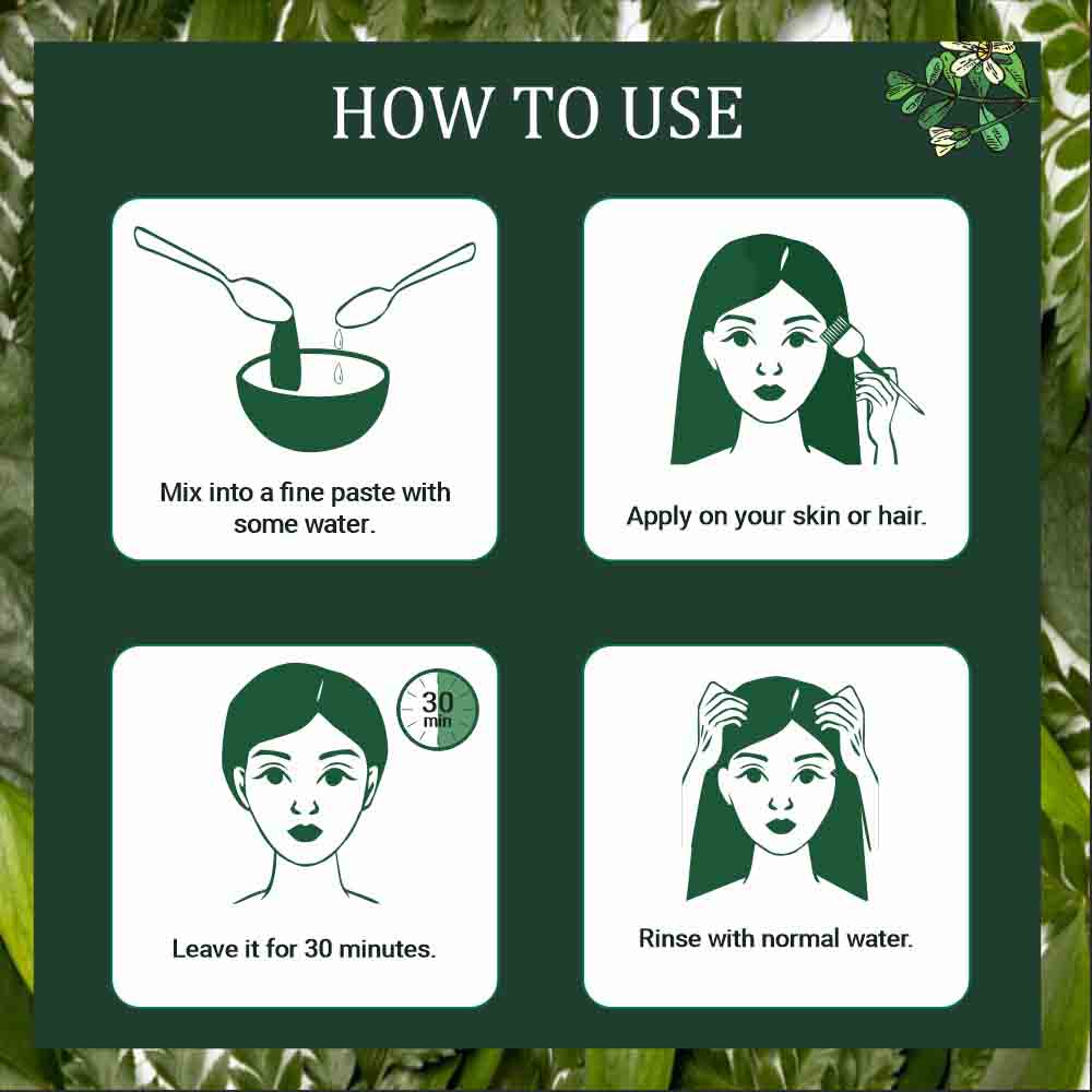 Brahmi Powder How to Use for Skin and Hair