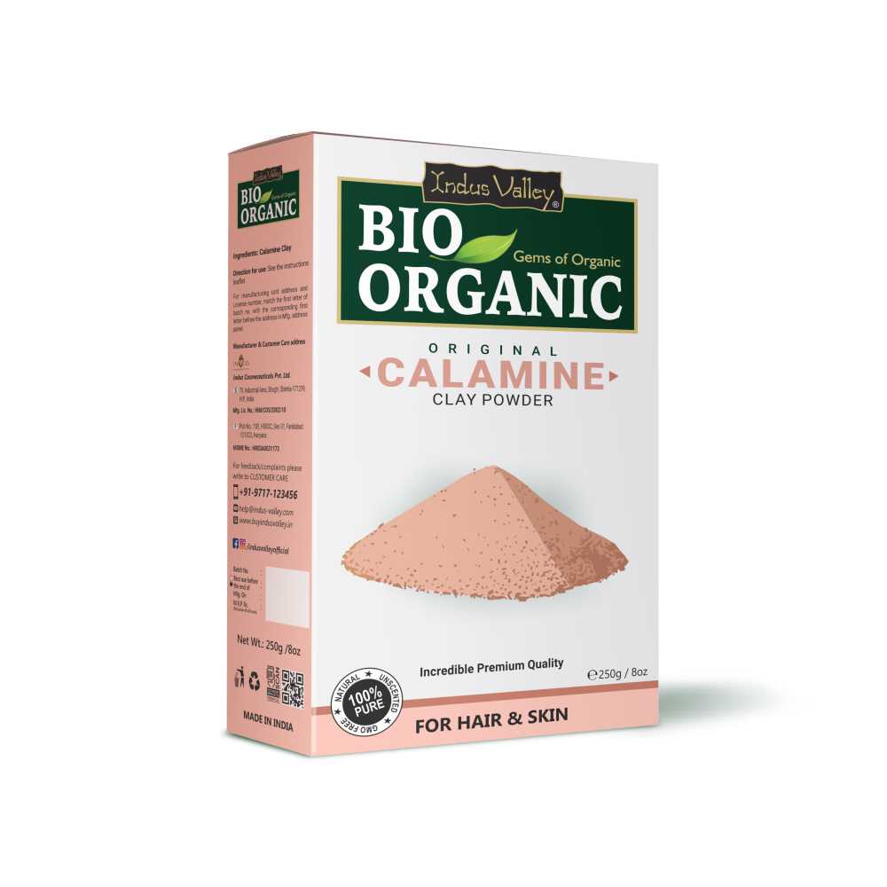 Organic & Pure Calamine Clay Powder for Hair & Skin