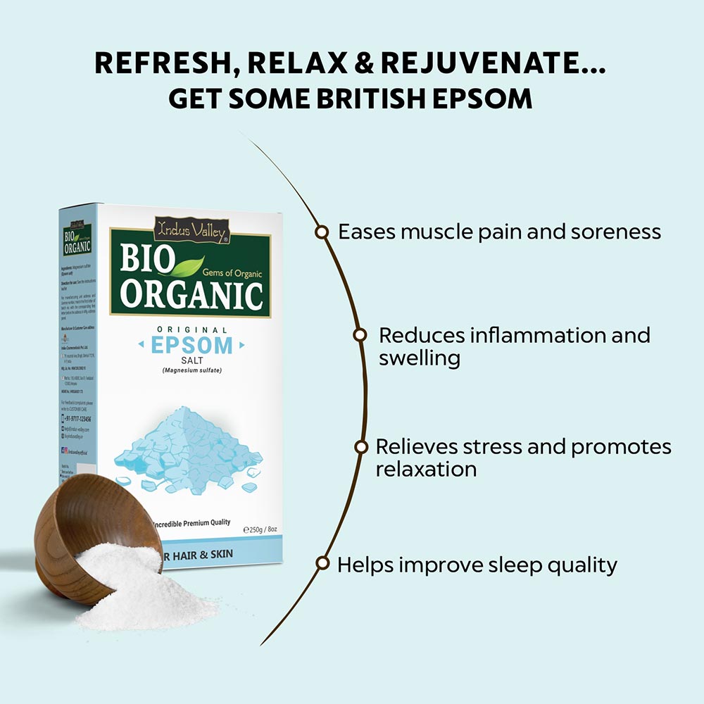 Organic Epsom Salt For Hair & Skin 