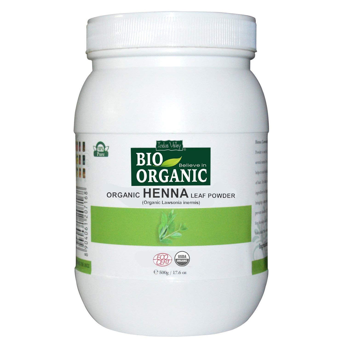 Bio Organic Henna Leaf Powder for Hair - 100% Natural & Pure (Available in 3 Size)