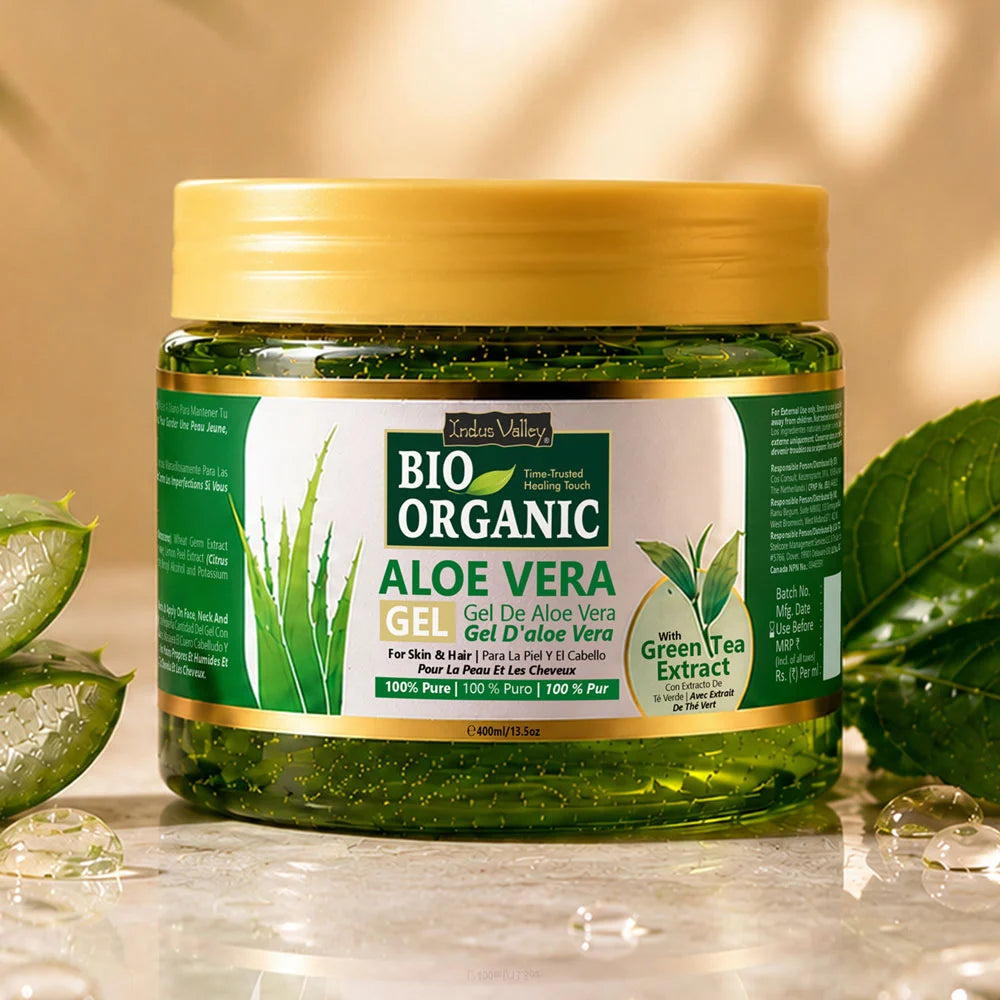 Bio Organic Aloe Vera Gel for Hair & Skin