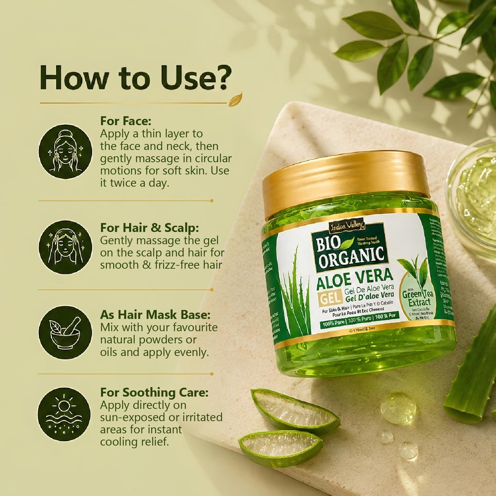 aloe vera gel how to use 