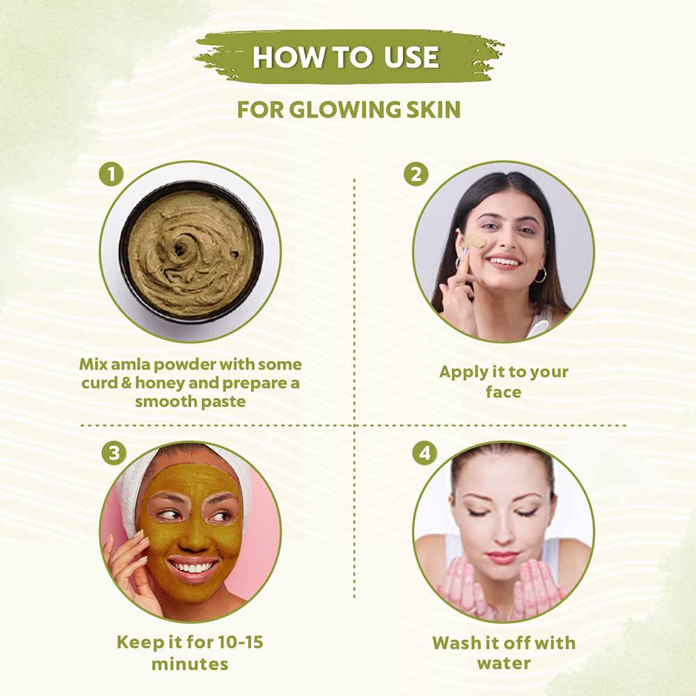 Amla Fruit Powder How to Use for Glowing Skin 