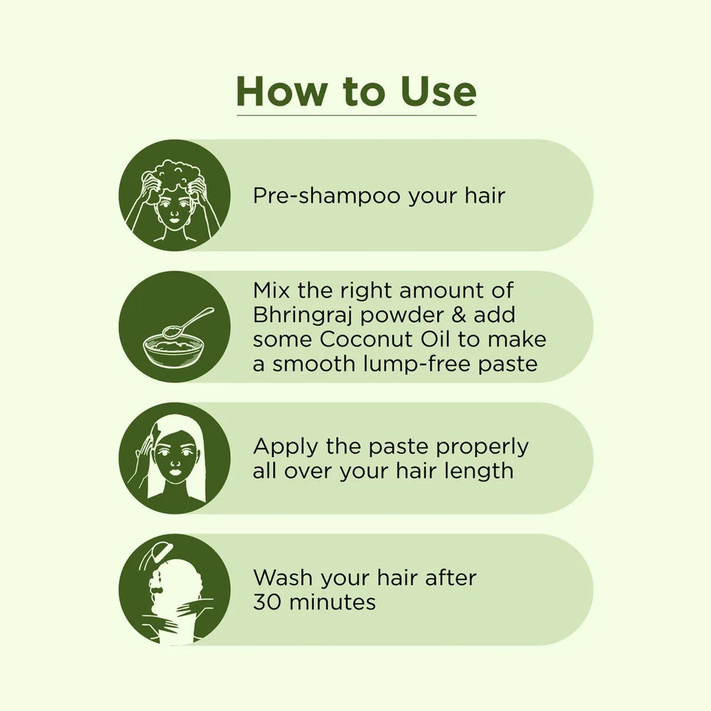 How to Use Bhringraj Powder