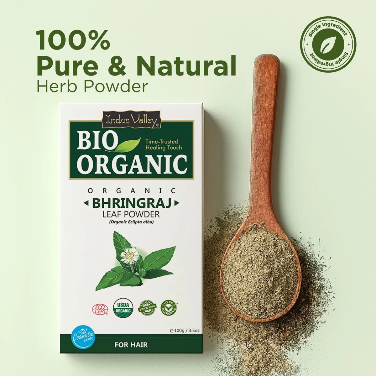 Bio Organic Bhringraj Powder - 100gm