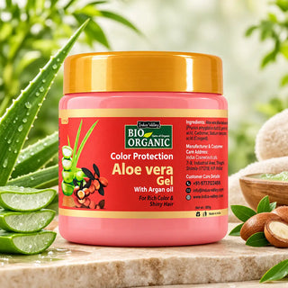 Color protection aloe vera gel for hair