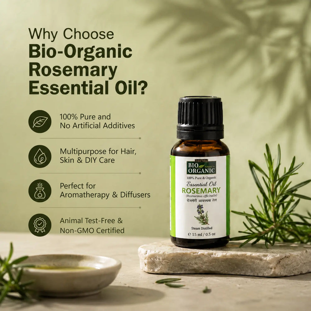 Why choose bio organic rosemary essential oil?