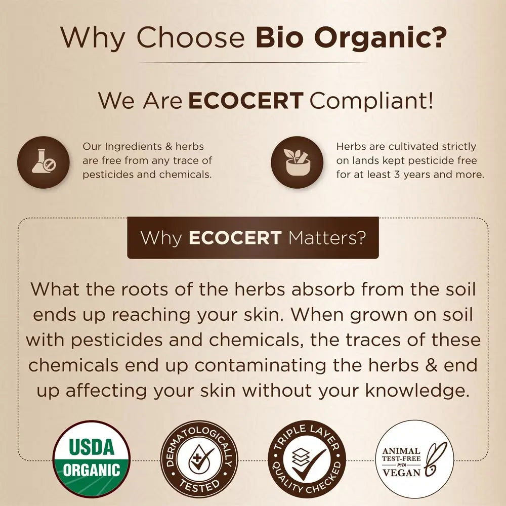 Why Choose Bio Organic - Certification 