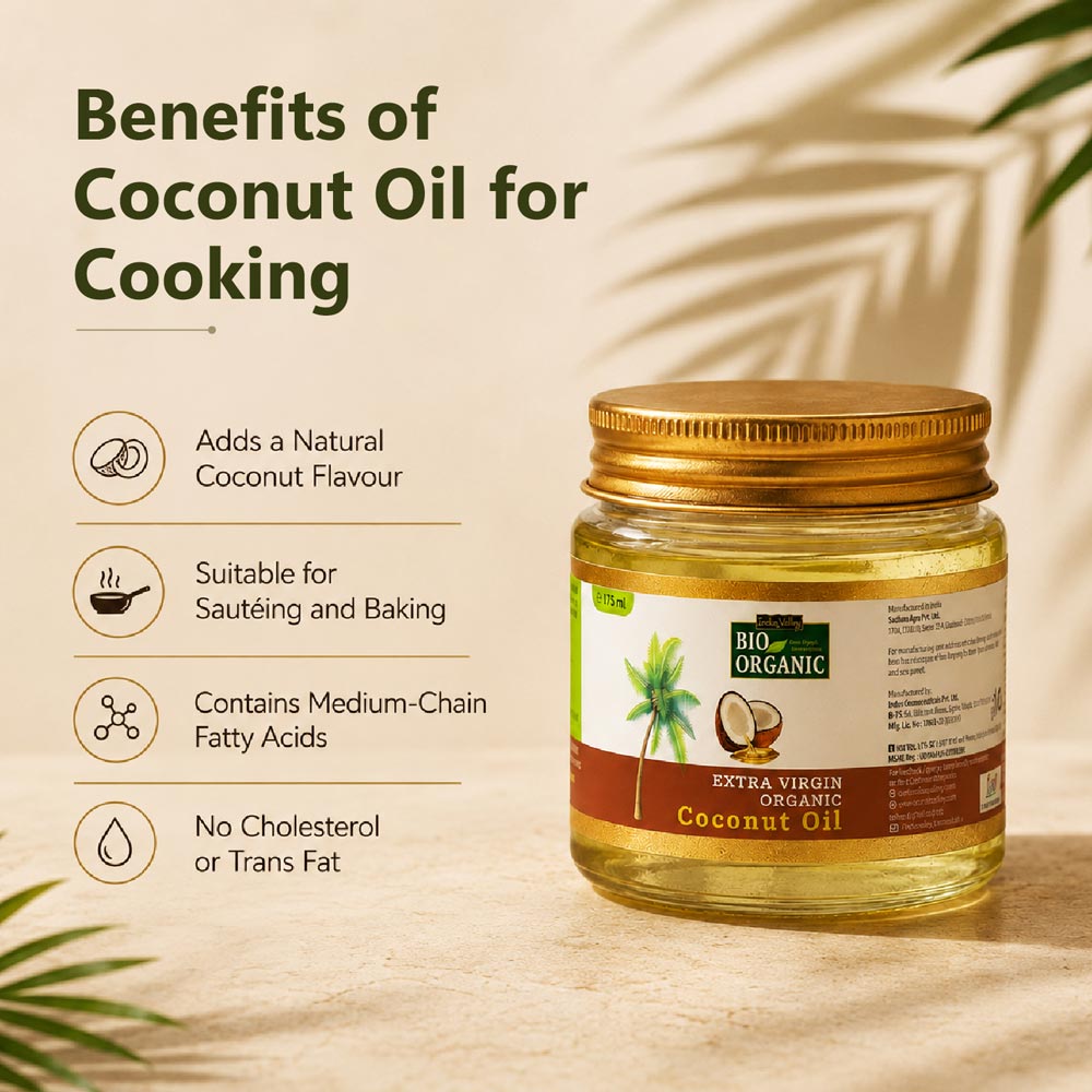 Bio Organic Extra Virgin Coconut Oil for Hair and Skin - 100% Natural & Pure