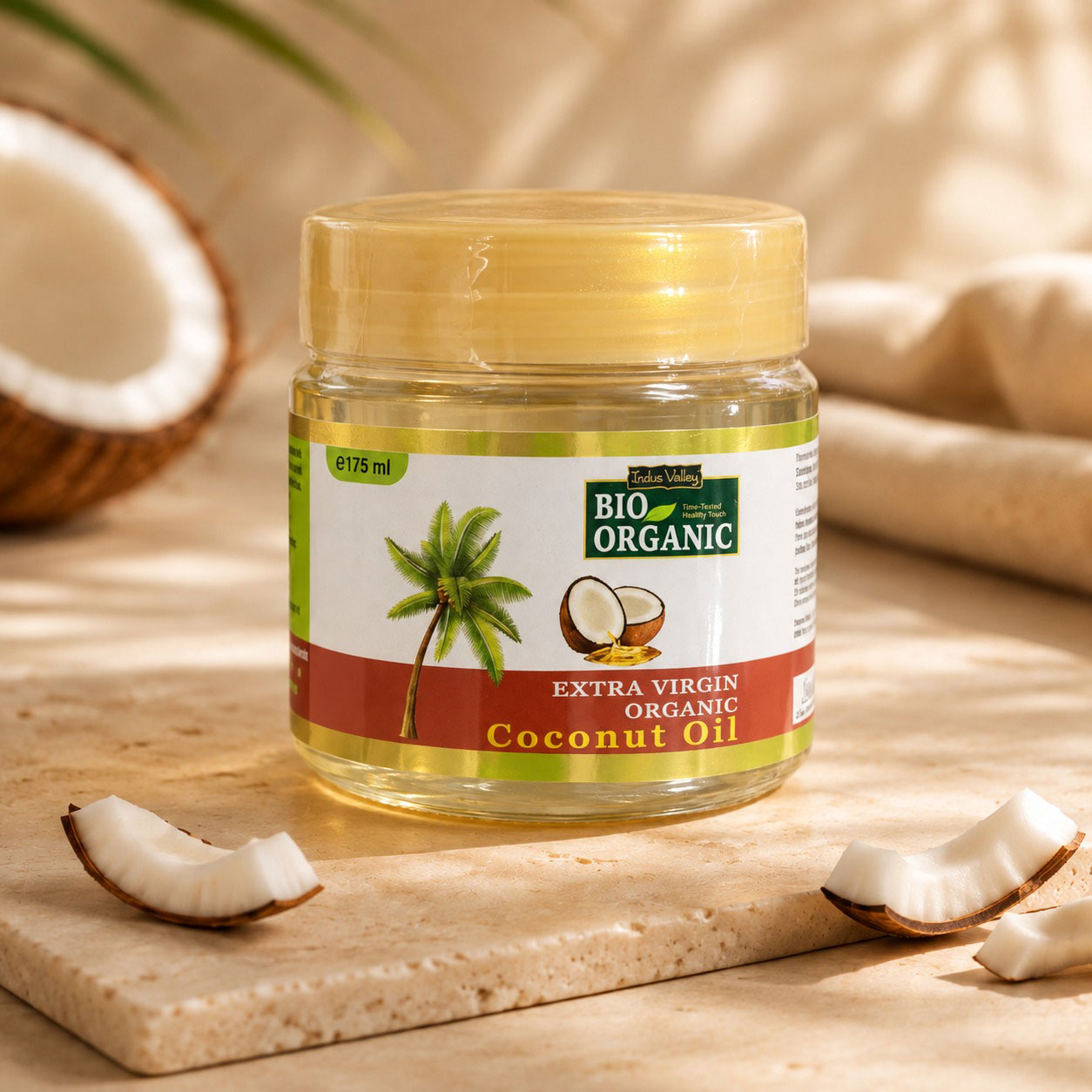 coconut oil for hair and skin