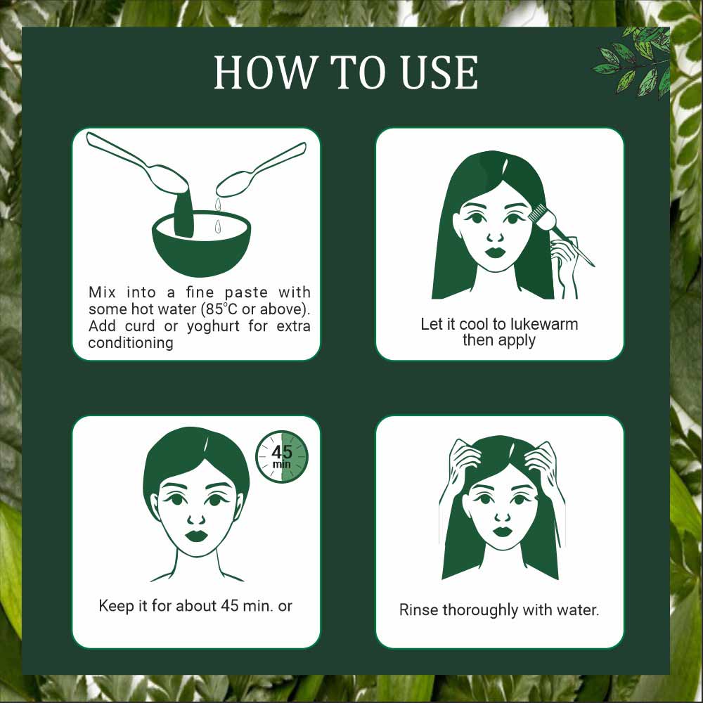 Bio Organic Henna Leaf Powder - 500gm.